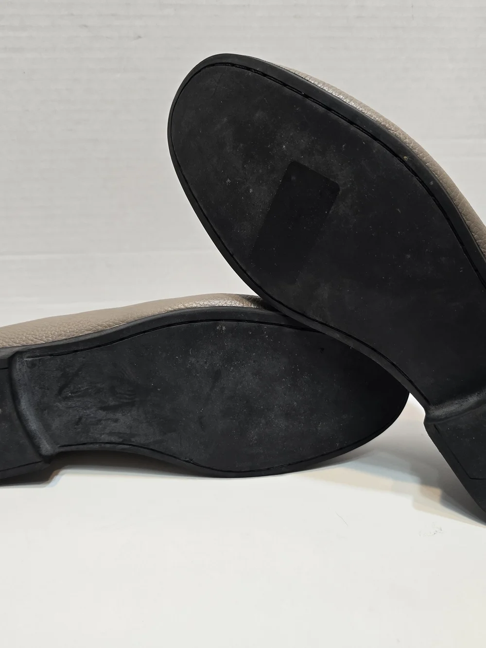 Donald J. Pliner Taupe Leather Slip-On Loafers for Men